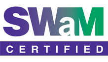 SWAM (Small, Women, and Minority Business) Certified logo